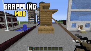 Grappling Hook Minecraft Mod capture d'écran 7
