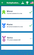 Multiplication Tables - Free Math Game स्क्रीनशॉट 5