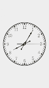 Fullscreen Analog Clock ポスター