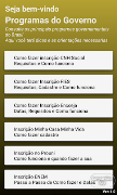Programas do Governo Poster
