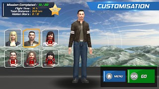 برنامه‌نما Airplane Flight Pilot عکس از صفحه