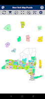 New York Map Puzzle-poster