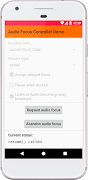 Audio Focus Controller Demo Ekran Görüntüsü 1