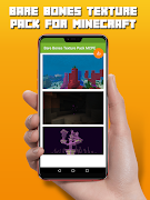 Bare Bones Texture Pack MCPE اسکرین شاٹ 2