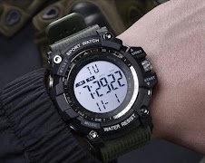 Montre numérique pour homme Affiche