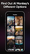 AI Monkey Vlog: Monkey Video capture d'écran 4
