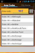USA AREA CODES screenshot 1