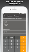 برنامه‌نما Matrix Determinant Calculator عکس از صفحه