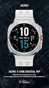 ACRO X one Digital Watchface স্ক্রিনশট 4