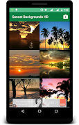 برنامه‌نما Sunset Backgrounds HD عکس از صفحه