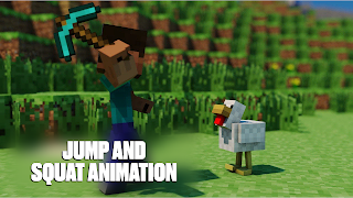 برنامه‌نما Emote Animation Minecraft Mod عکس از صفحه