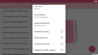 Pink Notes Pro скриншот 5
