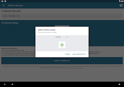 6 Schermata Website Shortcut