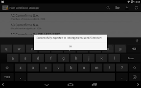 Root Certificate Manager(ROOT) screenshot 2