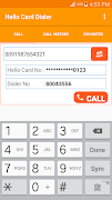 Hello Card Dialer captura de pantalla 4