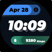 Simple Shadow Watch Face скриншот 4