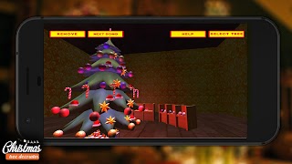 برنامه‌نما Christmas Tree Decorator 3D عکس از صفحه