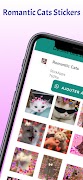 Romantic Cat Stickers โปสเตอร์