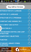 C Language learning Tutorial capture d'écran 1