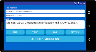 Address acquisition screenshot 5