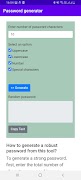 Password generator تصوير الشاشة 1