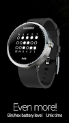 Binary Watch Face captura de pantalla 3