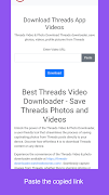 2 Schermata Video Downloader for Threads