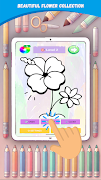 Flower Coloring Fun اسکرین شاٹ 1