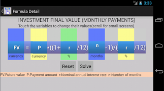 Finance Formulas स्क्रीनशॉट 2