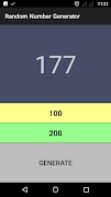 Random number generator Screenshot 2