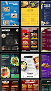 Menu Maker - Vintage Design الملصق