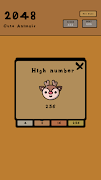 4 Schermata 2048 Animals
