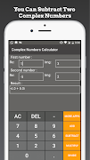 Complex Numbers Calculator スクリーンショット 2