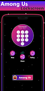 Among us lockscreen اسکرین شاٹ 2