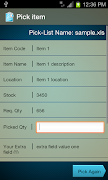 Inventory Picklist screenshot 1
