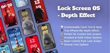 Lock Screen OS - Depth Effect Affiche