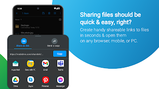 MobiDrive Cloud Storage & Sync اسکرین شاٹ 6