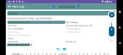 Drivers Daily Log Cartaz
