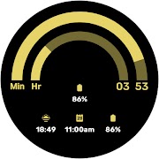 HalfTime - WearOS Watchface imagem de tela 3