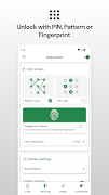App Lock: Fingerprint, Patrón captura de pantalla 2