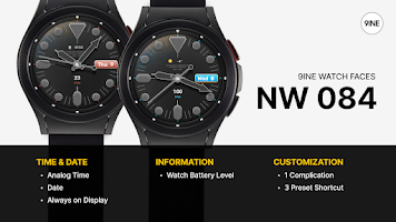 NW084: Analog watch face poster
