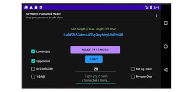 Advanced Password Maker スクリーンショット 4
