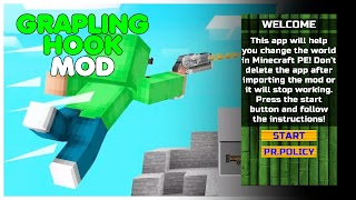 Grapling Hook Mod Minecraft PE स्क्रीनशॉट 4