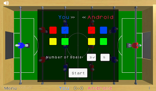 Foosball table 3D screenshot 1