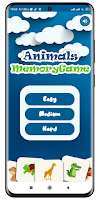 Poster Animals Memory Game