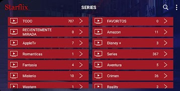 3 Schermata StarFlix