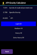 API Gravity Calculator Lite ảnh chụp màn hình 2