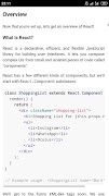 4 Schermata React 16.13 Docs