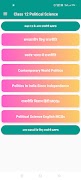 Class 12 Political Science poster