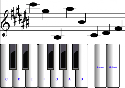 برنامه‌نما (light) learn sight read music عکس از صفحه